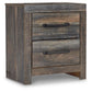 Drystan King Panel Bed with 2 Storage Drawers, Dresser, Mirror, Chest and Nightstand