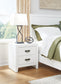 Binterglen Twin Panel Bed with Mirrored Dresser and Nightstand