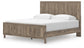 Rusticott King Panel Bed with Mirrored Dresser and Nightstand