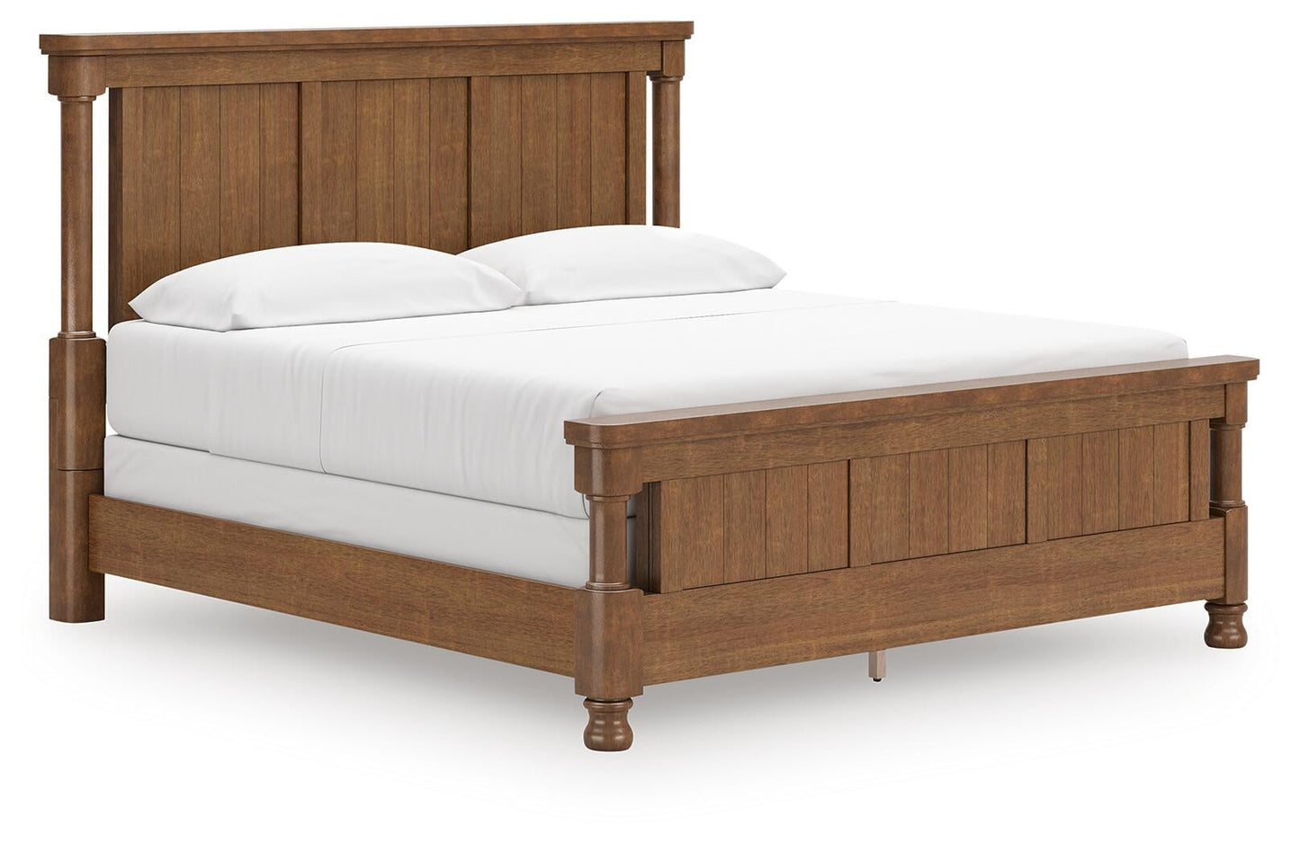 Chadworth California King Poster Bed with Mirrored Dresser and Nightstand