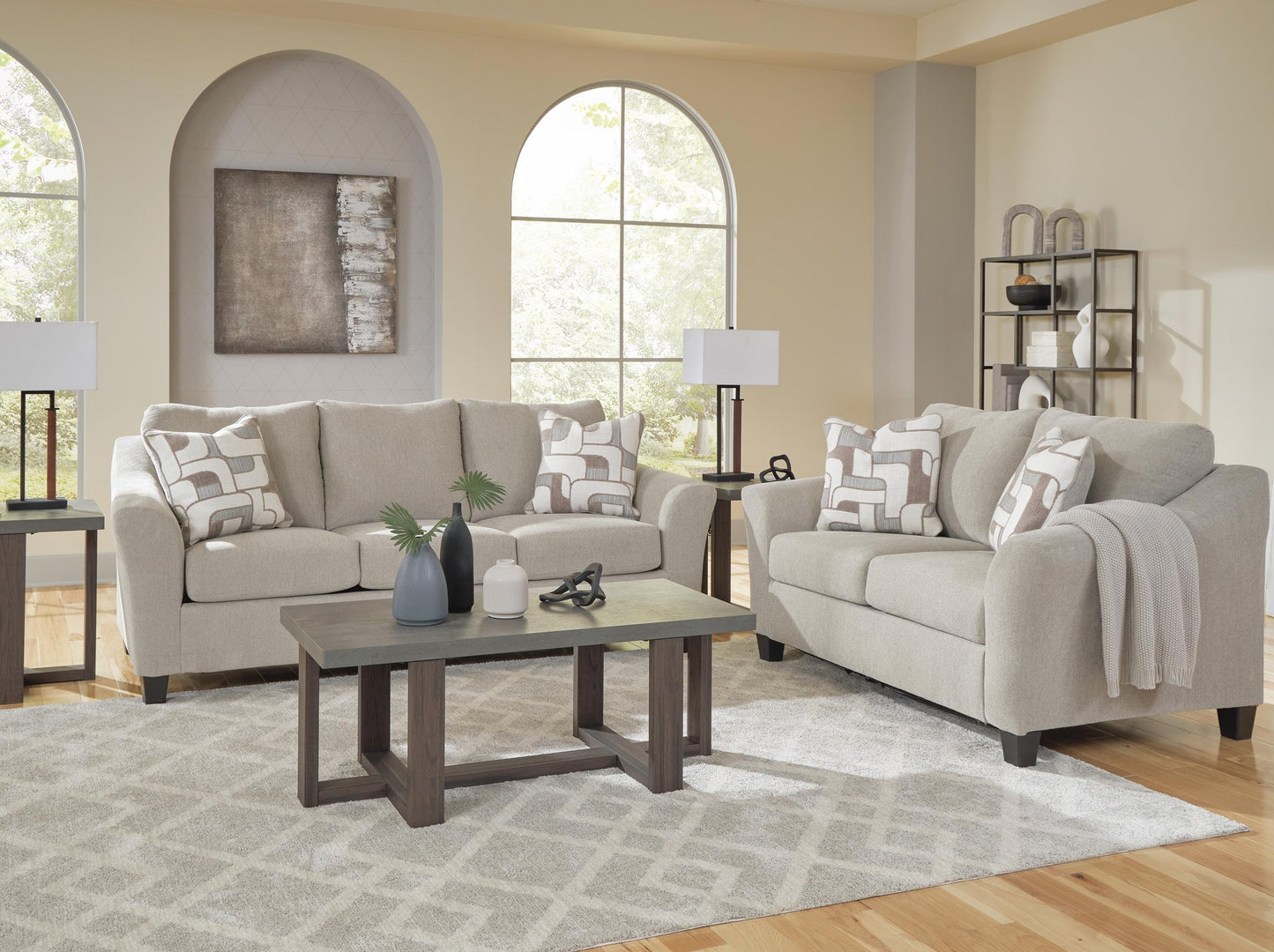 Willarae Sofa and Loveseat