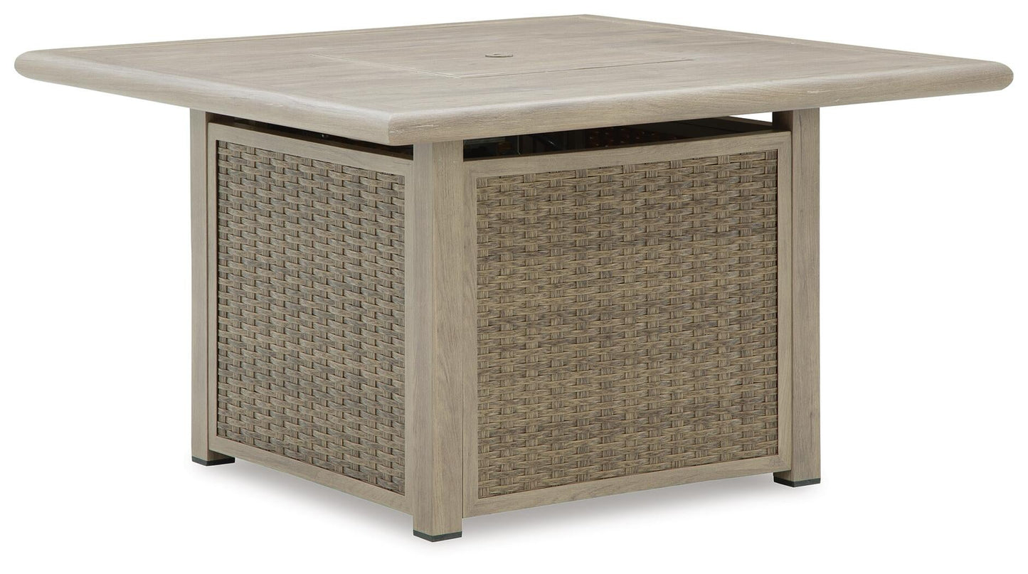 Carisbo Square Fire Pit Table