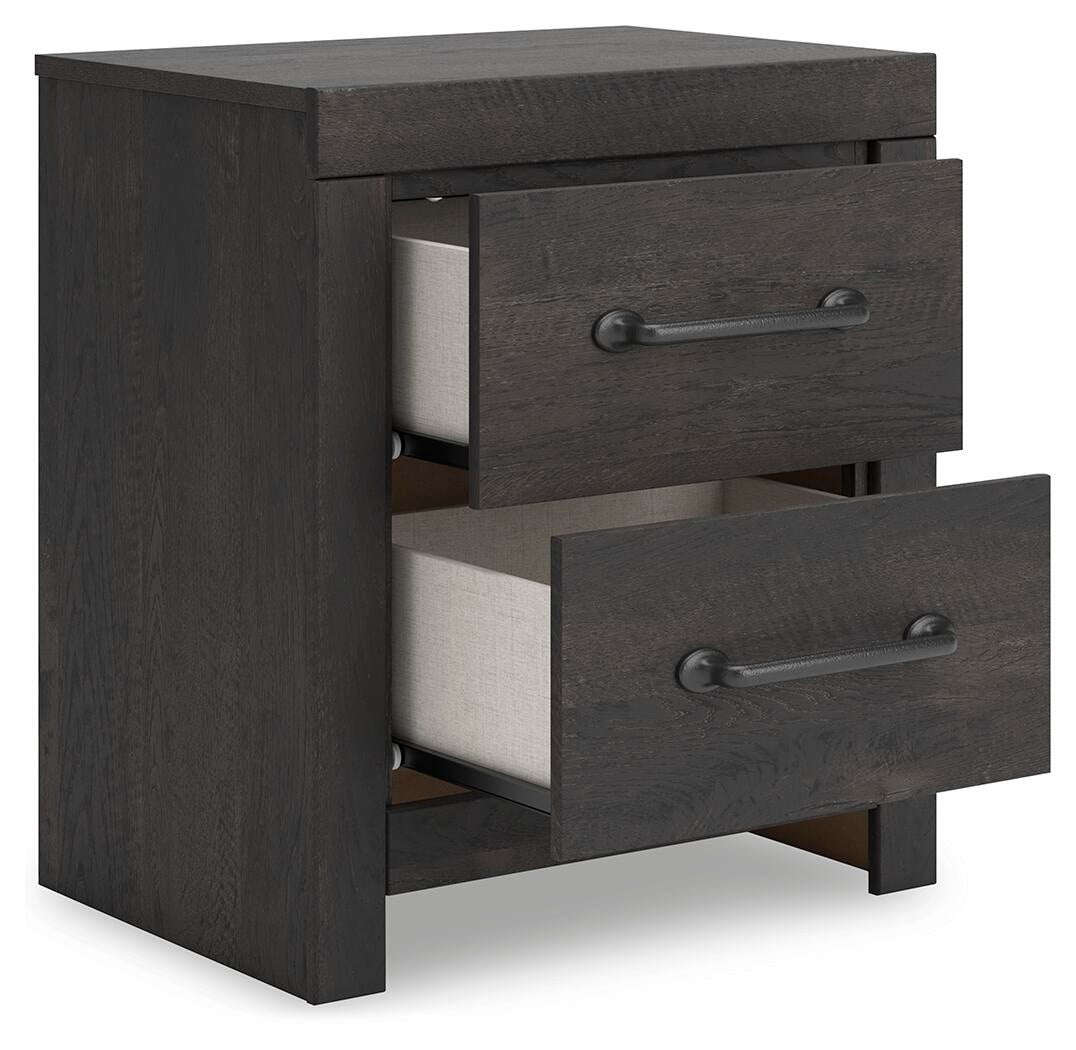 Ashley Express - Delmorta Two Drawer Night Stand