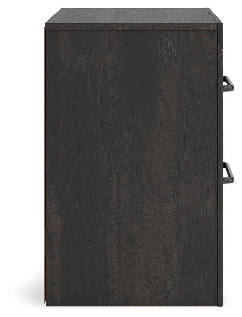 Ashley Express - Delmorta Two Drawer Night Stand