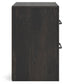 Ashley Express - Delmorta Two Drawer Night Stand