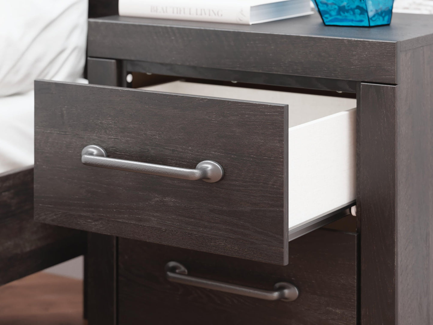 Ashley Express - Delmorta Two Drawer Night Stand