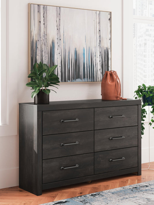 Delmorta Six Drawer Dresser