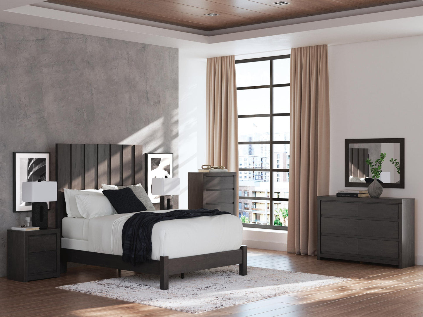 Parlayon Six Drawer Dresser