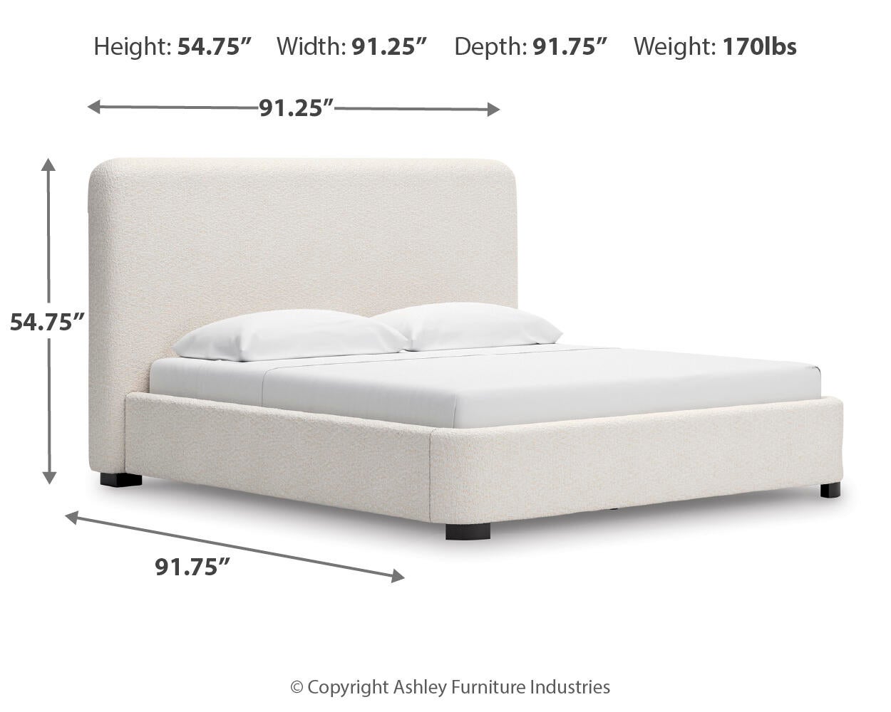 Whittgate King Upholstered Bed