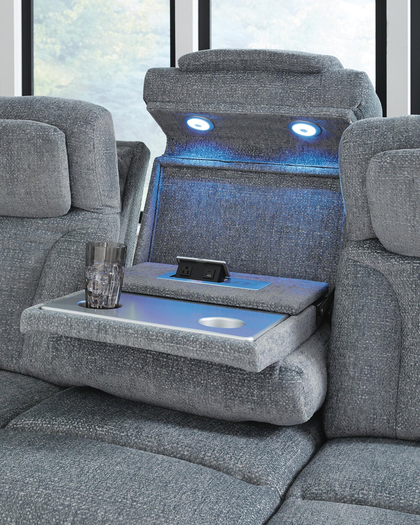 Forest Lake PWR REC Sofa with ADJ Headrest