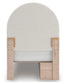 Shapella Twin Upholstered Panel Bed with Storage