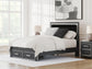 Birmonton Queen Upholstered Panel Storage Bed