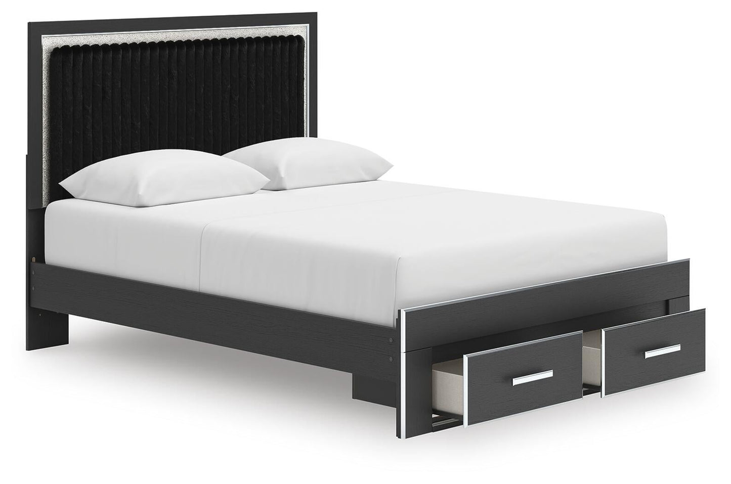 Birmonton Queen Upholstered Panel Storage Bed