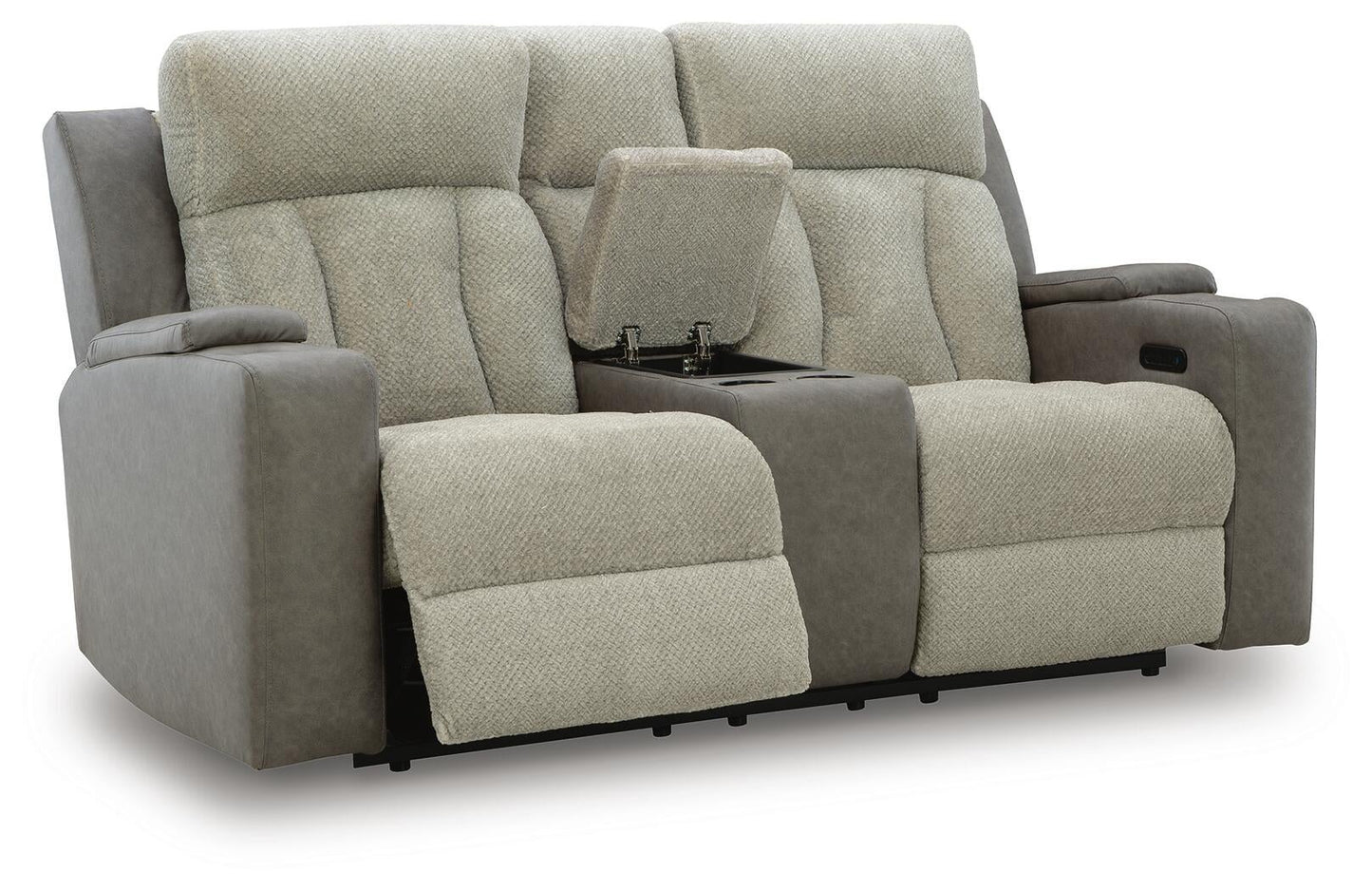 Stately Check PWR REC Loveseat/CON/ADJ HDRST