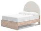 Shapella Full Upholstered Panel Bed with Storage