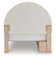 Shapella Full Upholstered Panel Bed with Storage