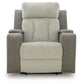 Stately Check PWR Recliner/ADJ Headrest