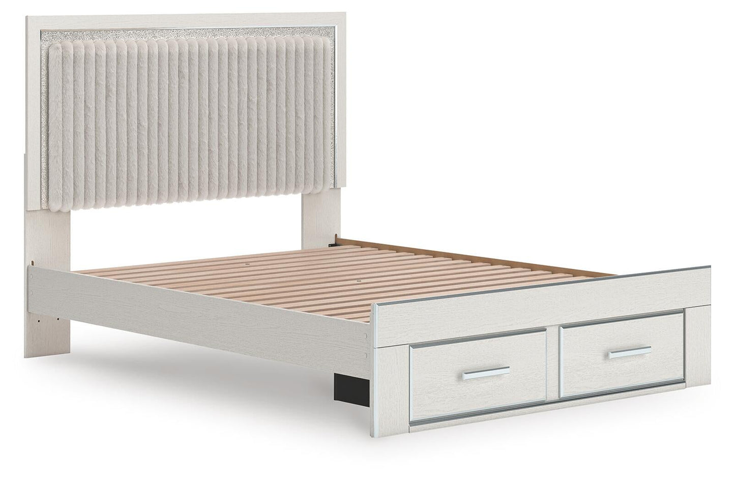 Birmonton Queen Upholstered Panel Platform Storage Bed