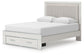 Birmonton Queen Upholstered Panel Platform Storage Bed