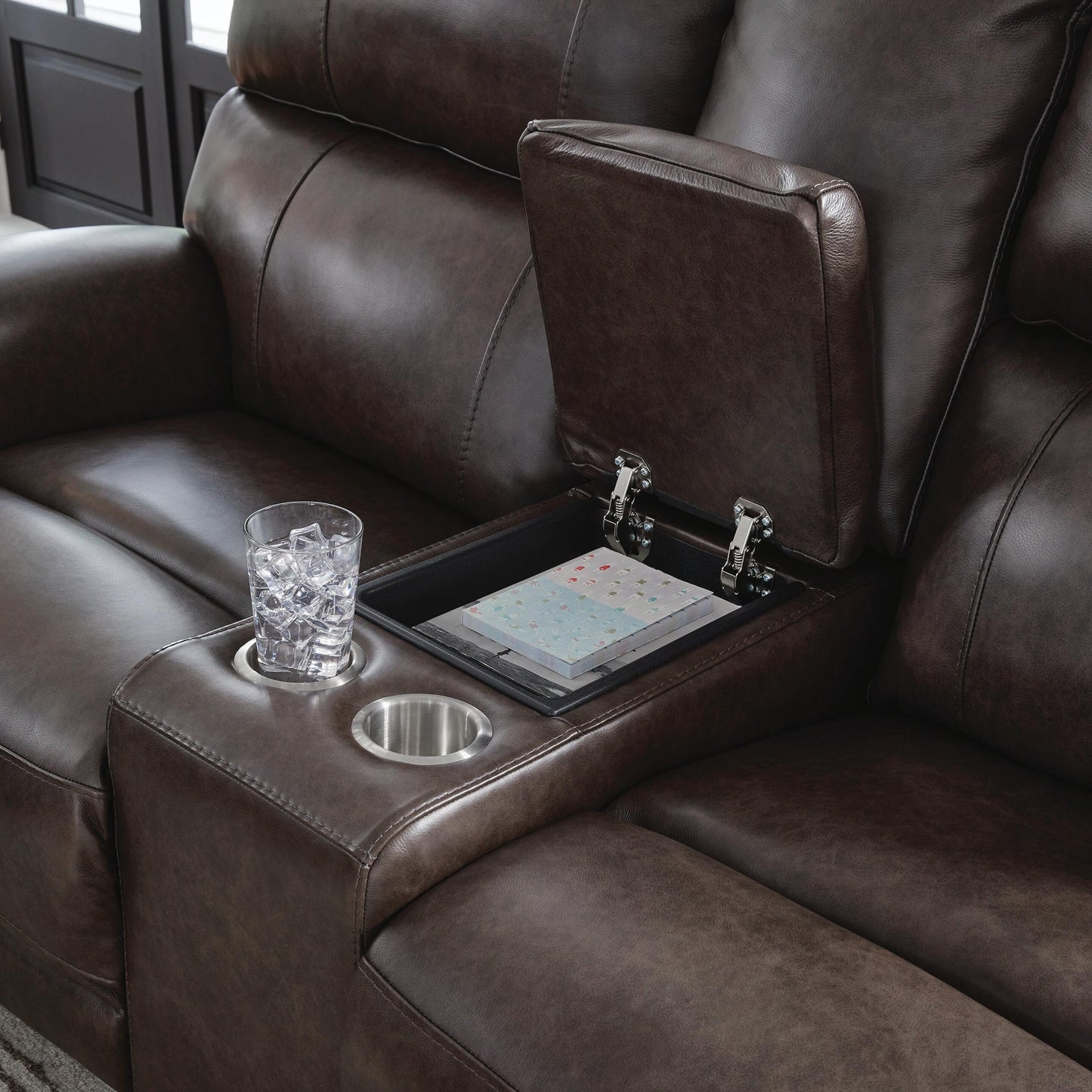 Beadel PWR REC Loveseat/CON/ADJ HDRST