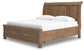 Vandenmore King Storage Sleigh Bed