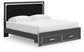 Birmonton King Upholstered Panel Storage Bed
