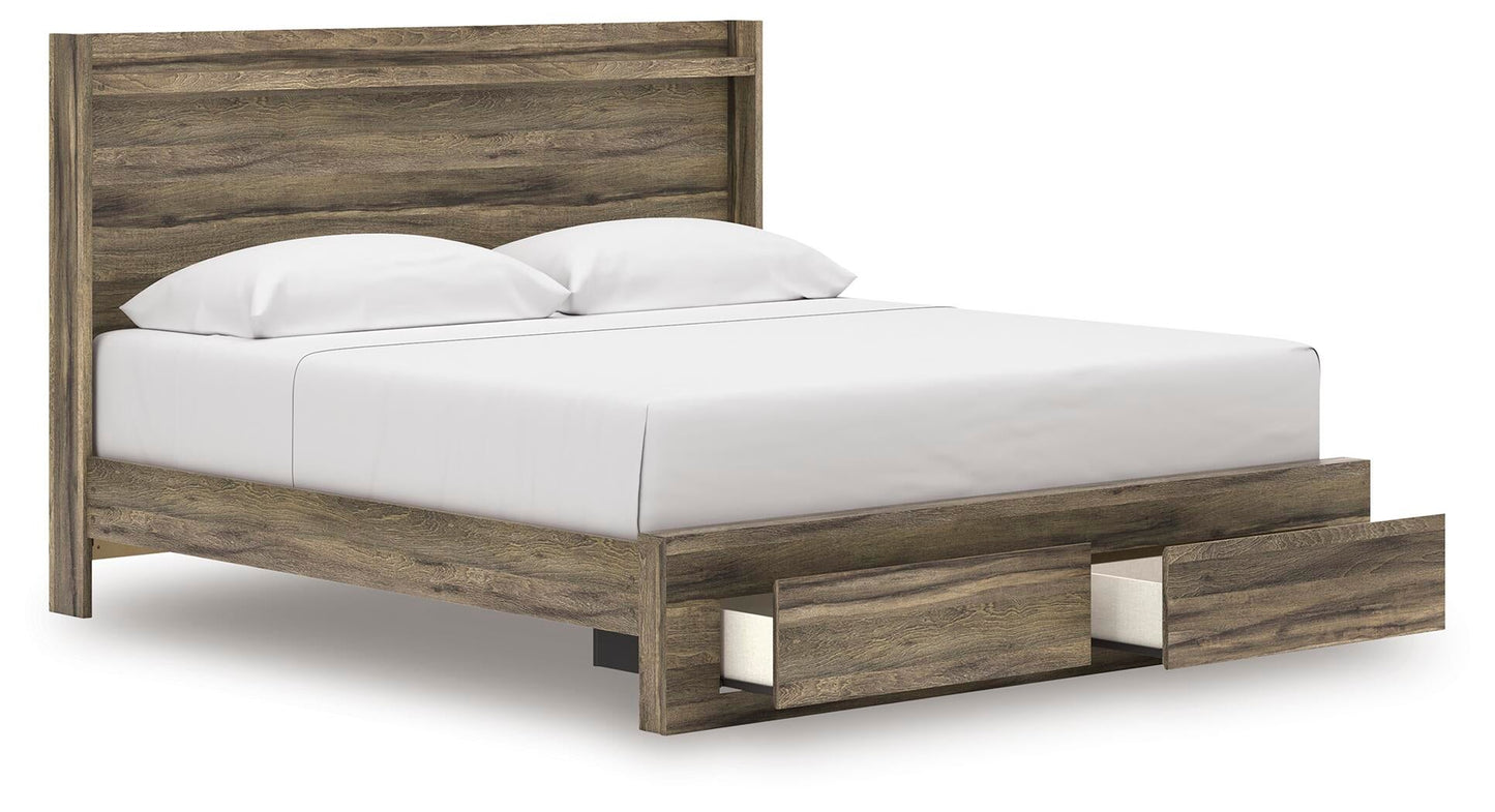 Baystorm King Panel Storage Bed