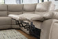 Brannigan 7-Piece Reclining Sectional with Storage Consoles