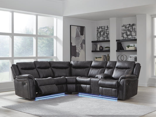 Perarrygin 2-Piece Reclining Sectional