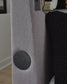 Cayberry California King Upholstered Bed with Wireless Audio