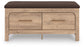 Ashley Express - Hollymount Bedroom UPH Storage Bench