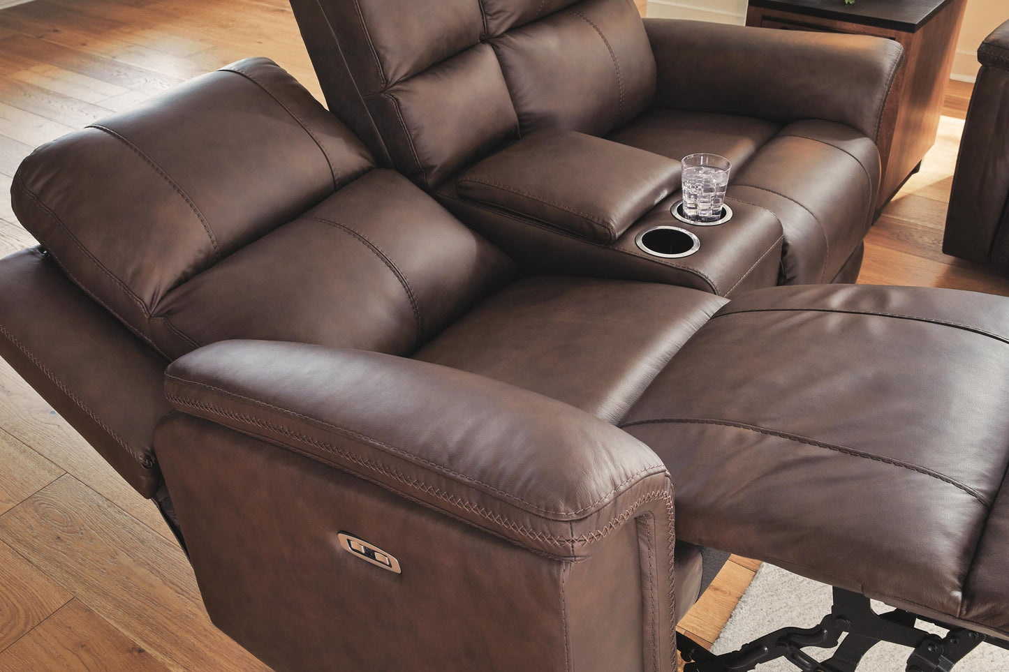 Beryton PWR REC Loveseat/CON/ADJ HDRST