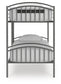 Hilletran Twin/Twin Bunk Bed w/Ladder