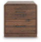 Hollinaze Two Drawer Night Stand