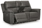 Beryton PWR REC Loveseat/CON/ADJ HDRST