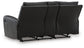 Danemere DBL Rec Loveseat w/Console