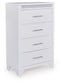 Frostlyn Four Drawer Chest