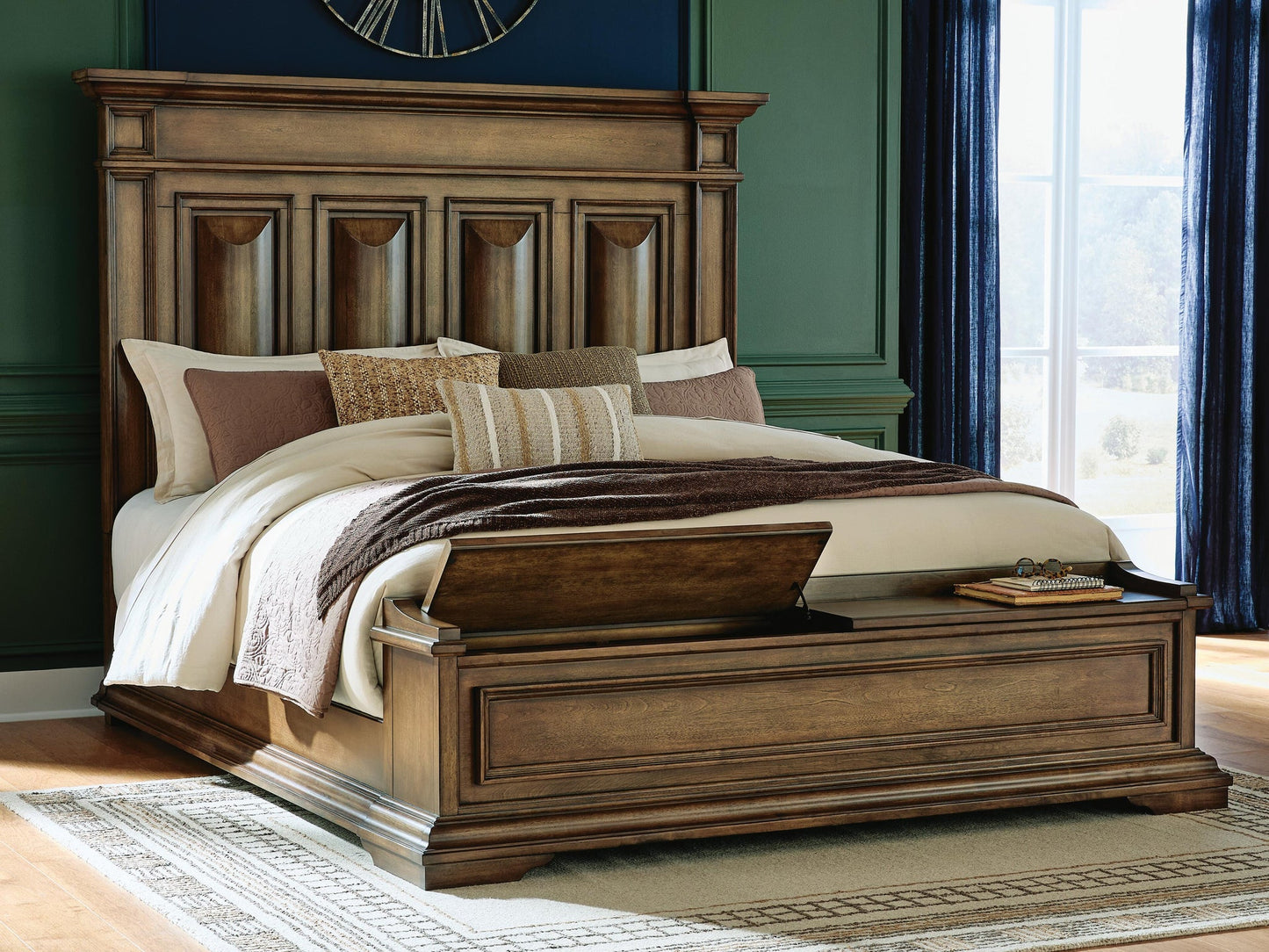 Channley King Panel Storage Bed