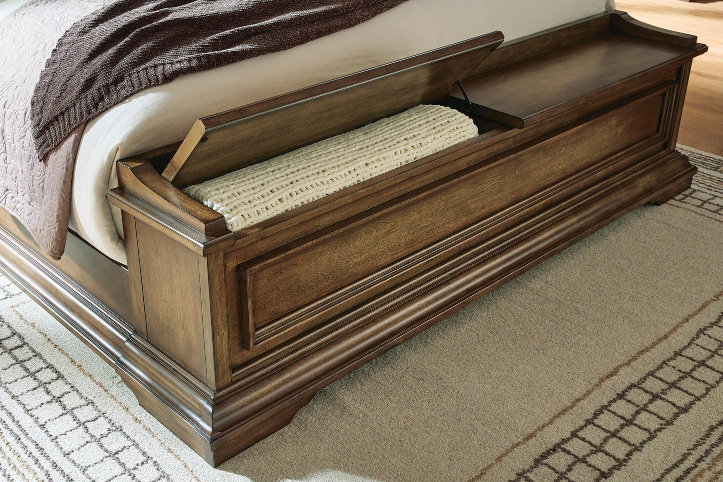 Channley King Panel Storage Bed