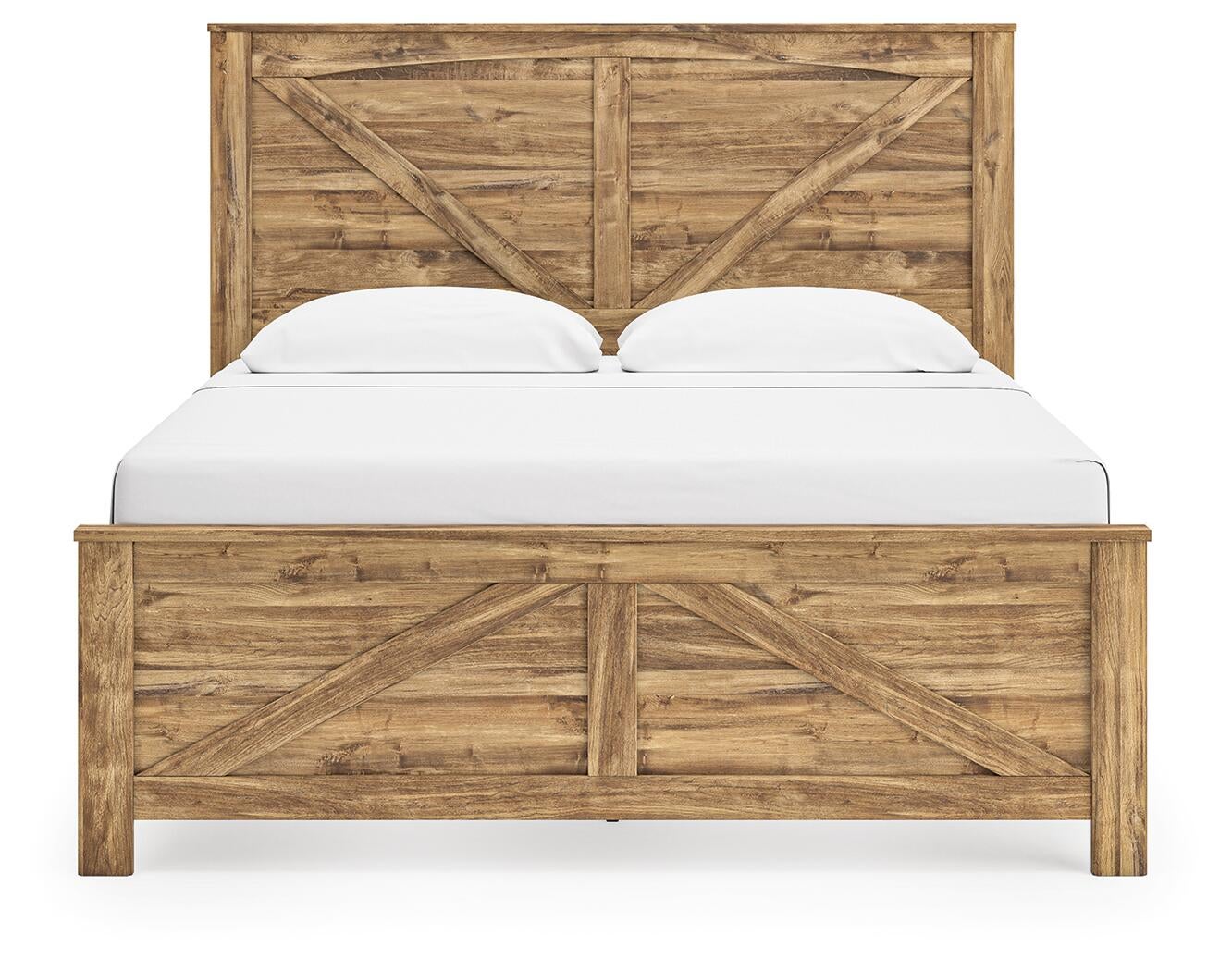 Branstony King Crossbuck Panel Bed