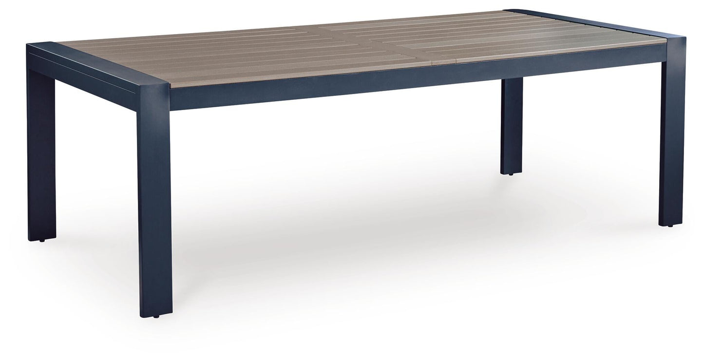 Mabry Shores RECT Dining Table w/UMB OPT