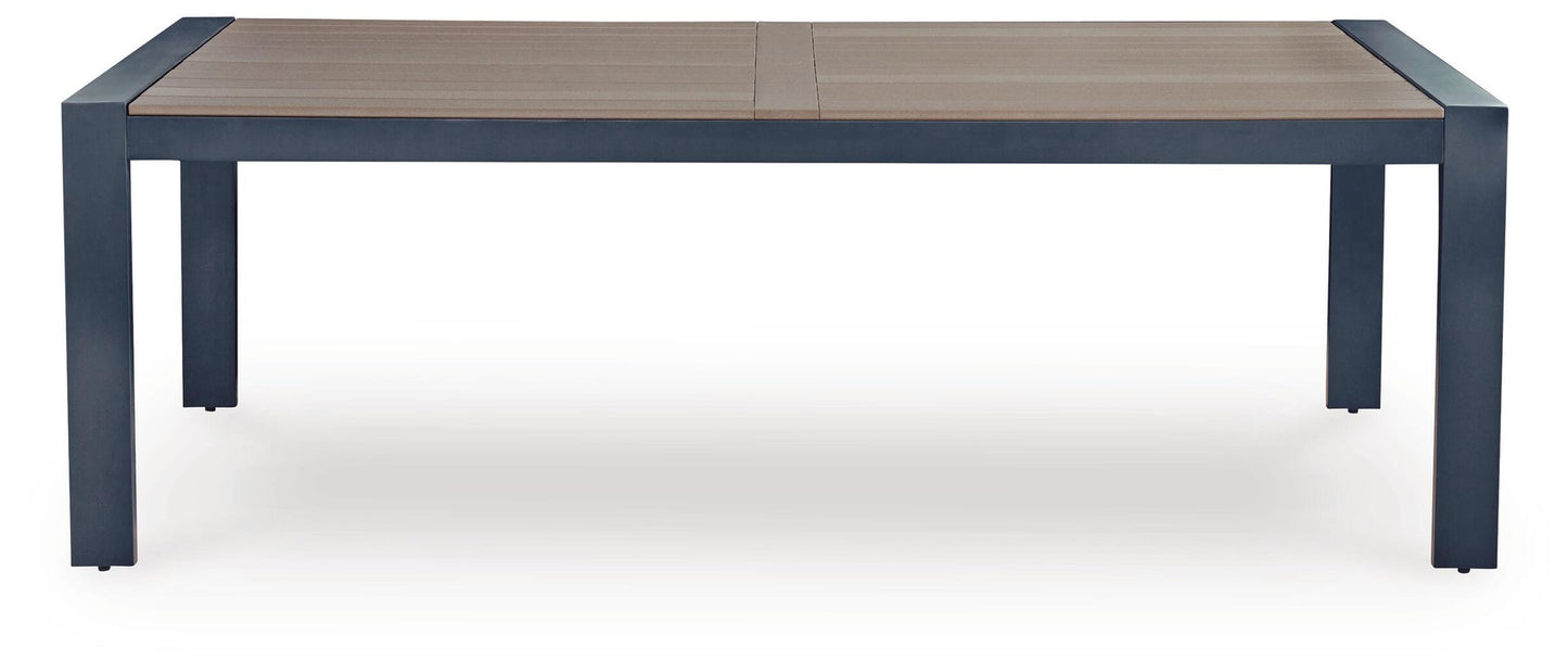 Mabry Shores RECT Dining Table w/UMB OPT