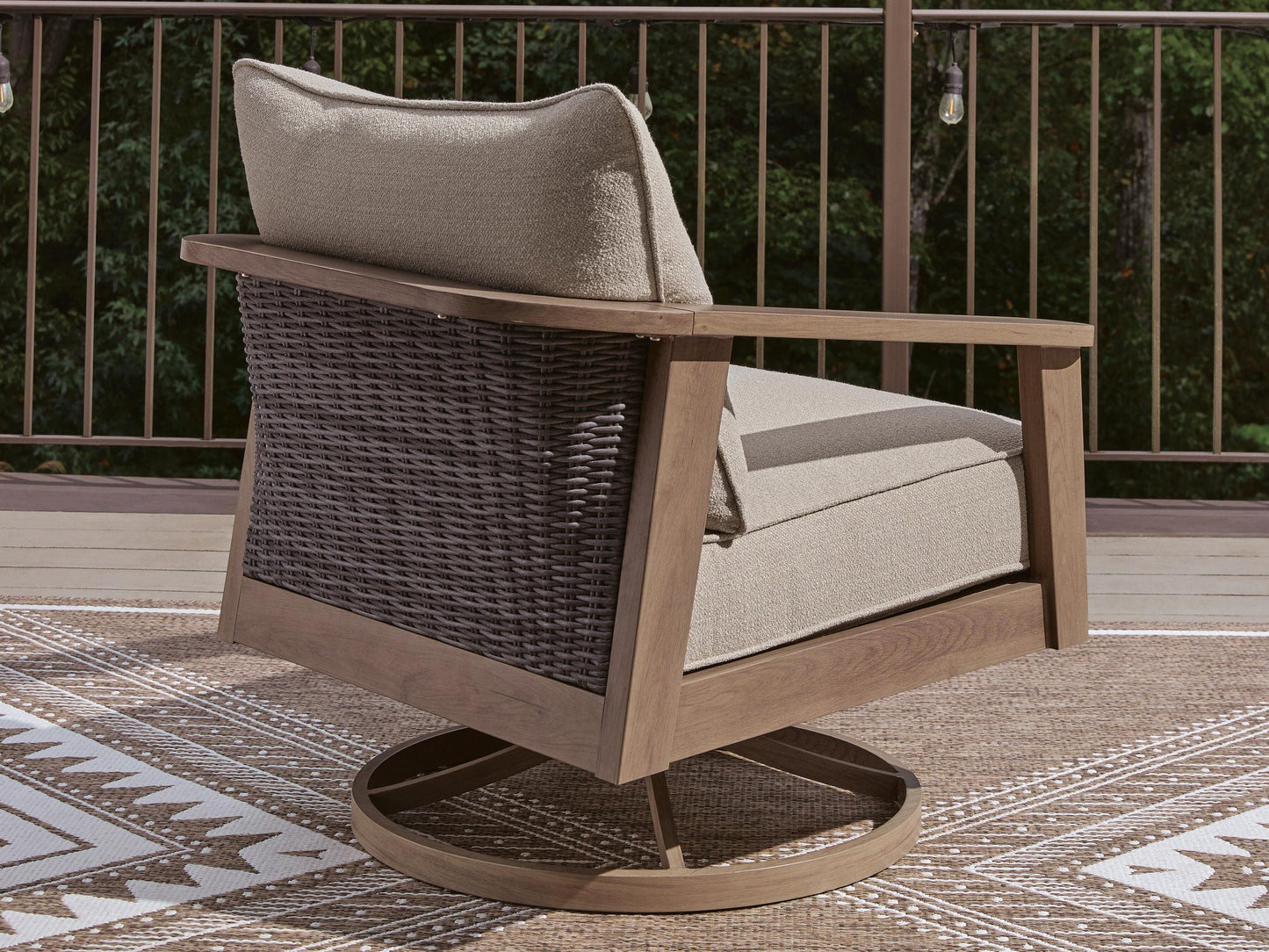 Ashley Express - Francis Beach Swivel Lounge w/ Cushion