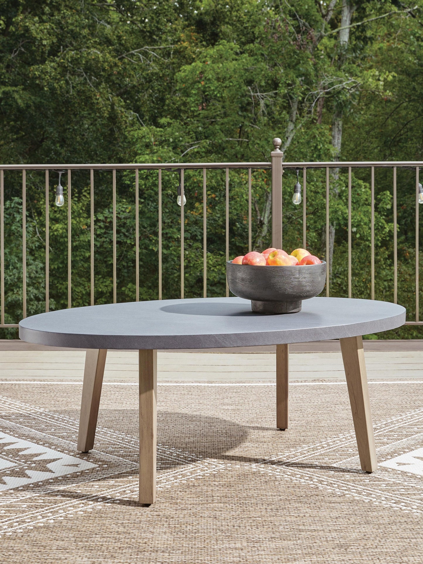 Ashley Express - Francis Beach Oval Cocktail Table