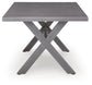 Dillon Beach RECT Dining Table w/UMB OPT