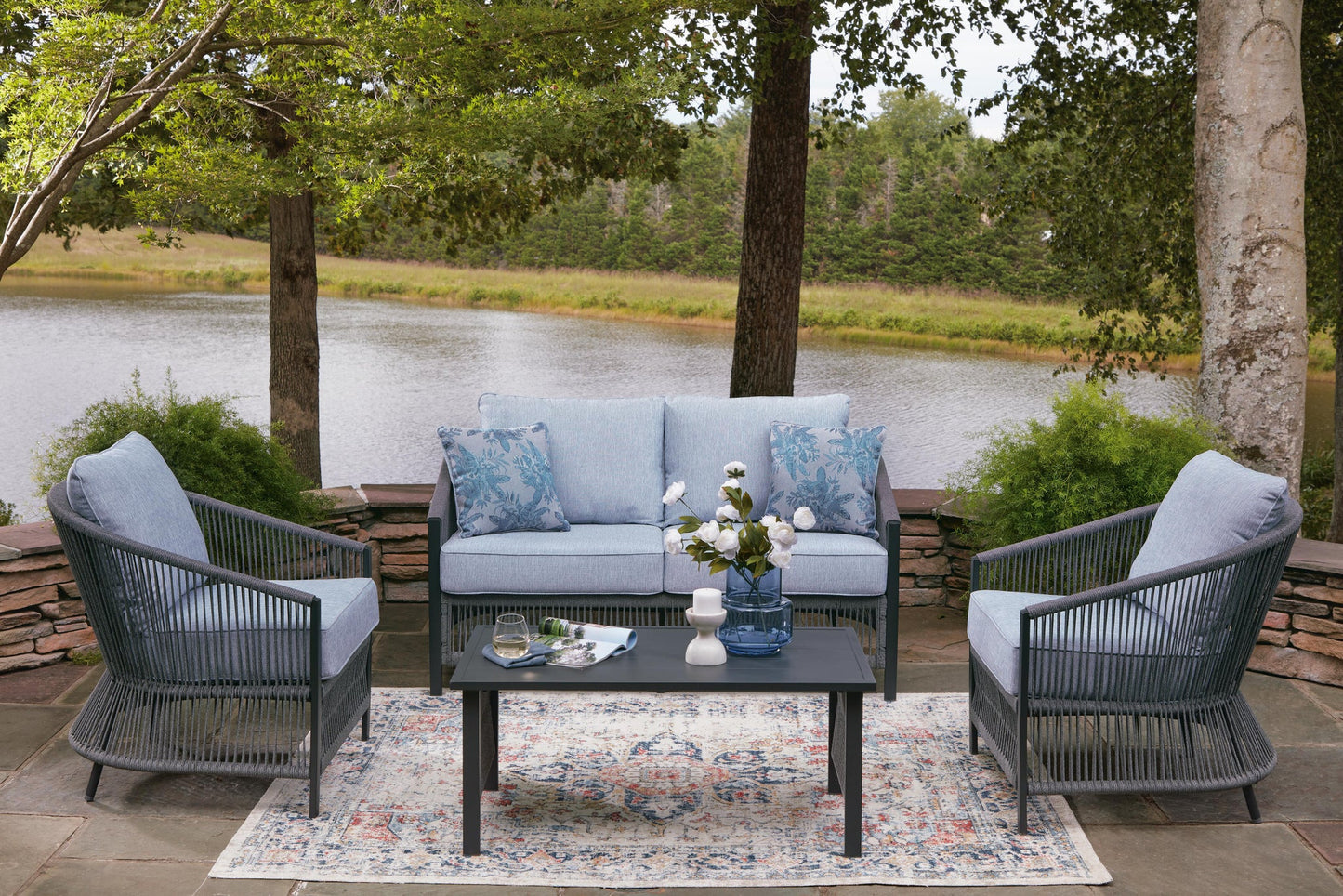 Bodega Island Love/Chairs/Table Set (4/CN)