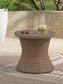 Ashley Express - Revare Beach Round End Table w/UMB OPT