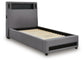 Ashley Express - Cayberry Twin Upholstered Bed with Wireless Audio