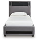 Ashley Express - Cayberry Twin Upholstered Bed with Wireless Audio