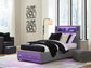 Ashley Express - Cayberry Twin Upholstered Bed with Wireless Audio